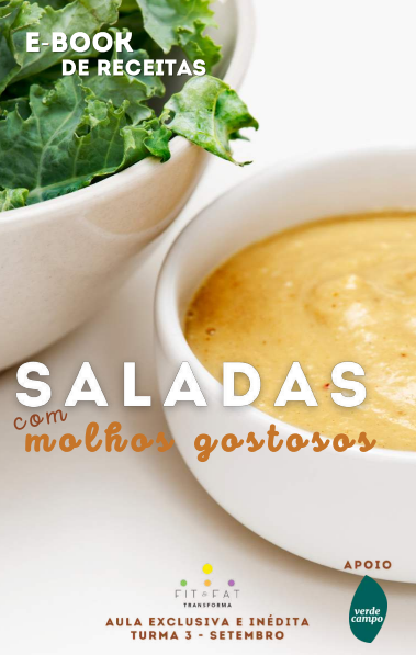 E-Book de Receitas: Saladas com molhos gostosos